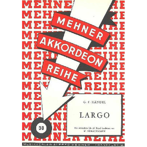 Largo aus Xerxes für Akkordeon