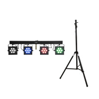 Eurolite Set LED KLS-3002 + STV-40S-WOT Stahlstativ