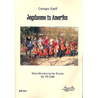 Jagdszene in Amerika für 16 Violoncelli