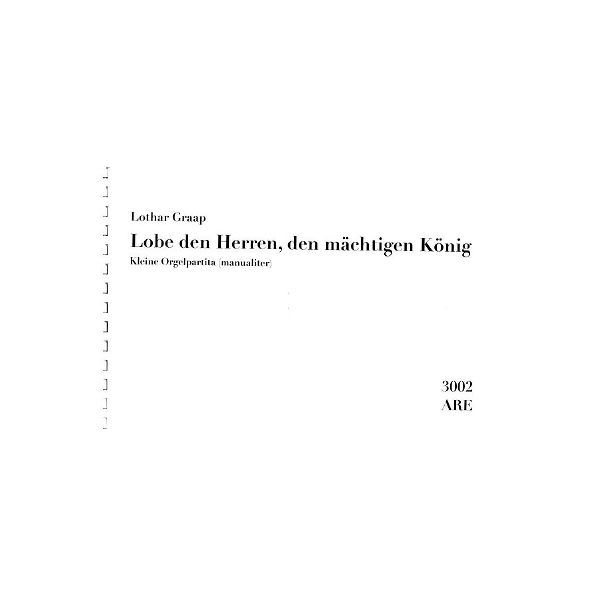 Lobe den Herren den mächtigen König