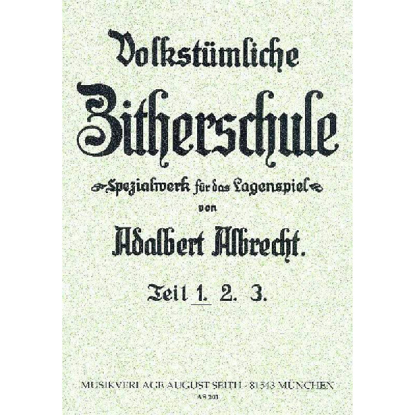 Volkstümliche Zitherschule Band 1