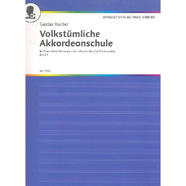 Volkstümliche Akkordeon-Schule
