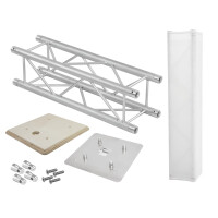 Alutruss QUADLOCK truss stand 100cm + wooden plate