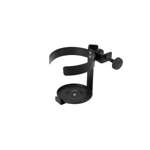 Omnitronic Set Mikrofonständer für Desinfektionsmittel, schwarz