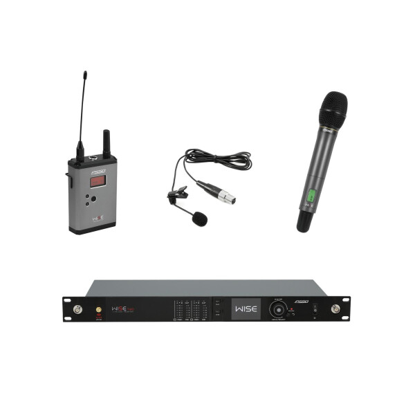Psso Set WISE TWO + Dynamic wireless microphone + BP + Lavalier 518-548MHz