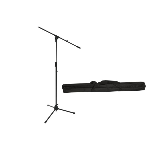 Omnitronic Set Mikrofonstativ MS-2 mit Galgen sw + Tasche