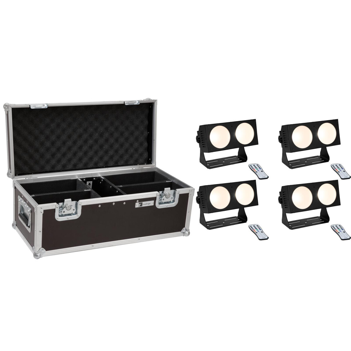Eurolite Set 4x LED CBB-2 COB WW strip + box