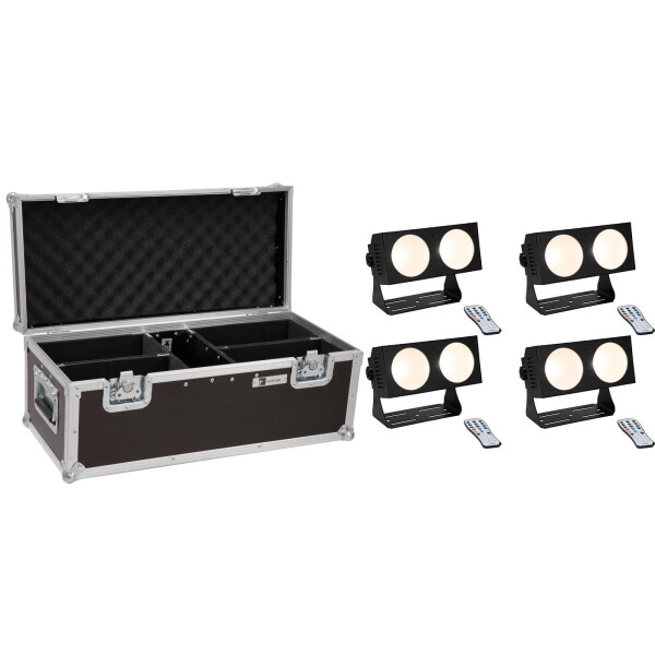 Eurolite Set 4x LED CBB-2 COB WW Leiste + Case
