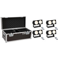 Eurolite Set 4x LED CBB-2 COB WW Leiste + Case