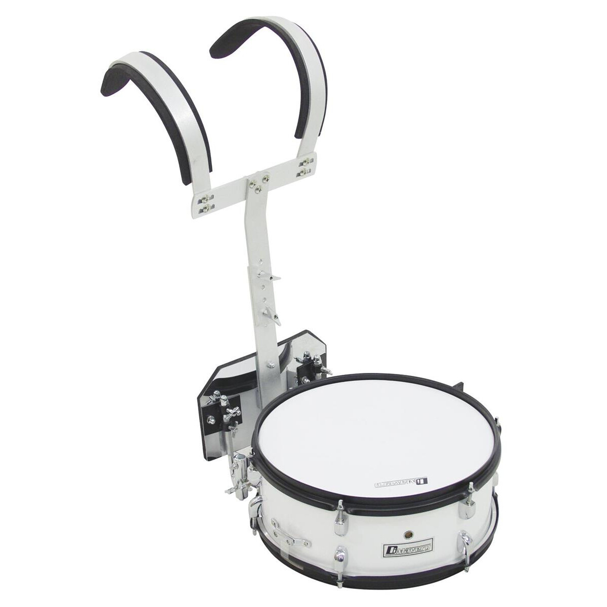 Dimavery MS-200 marching snare, white