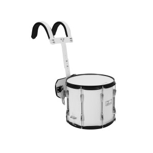Dimavery MS-300 marching snare, white