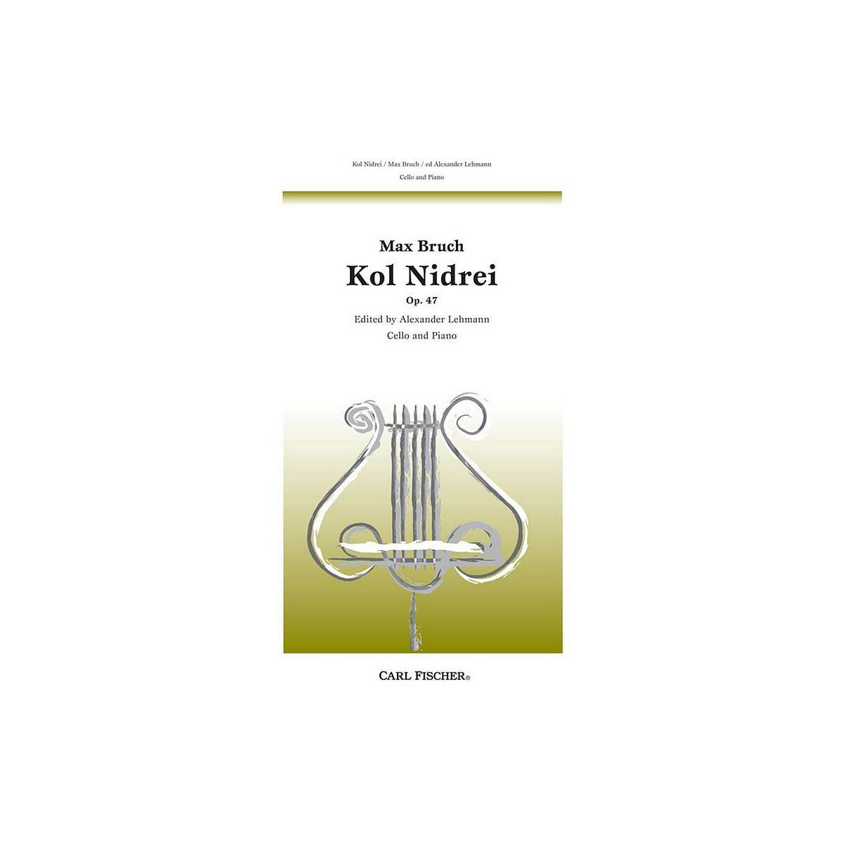 Kol Nidrei op.47 for cello and piano