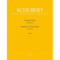 Sonate B-Dur D960 für Klavier