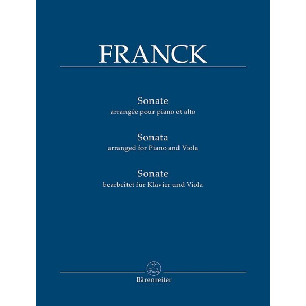 Sonate A-Dur für Violine und Klavier