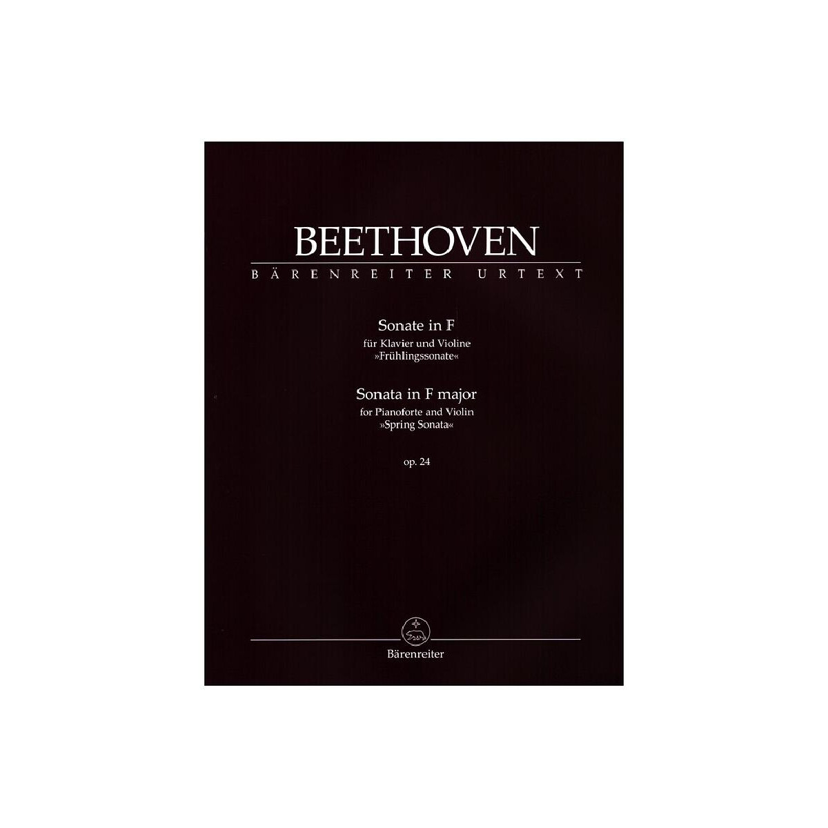 Sonate F-Dur op.24 Frühlingssonate box
