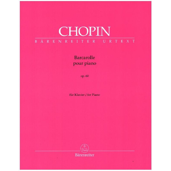 Barcarolle Fis-Dur op.60