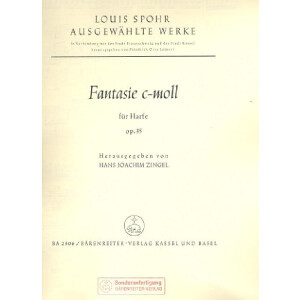 Fantasie c-Moll op.35 für Harfe