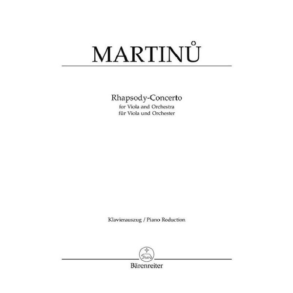 Rhapsody-Concerto für Viola und Orchester