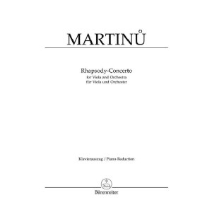 Rhapsody-Concerto f&uuml;r Viola und Orchester