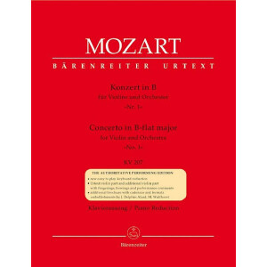 Konzert B-Dur KV207 f&uuml;r Violine und Orchester