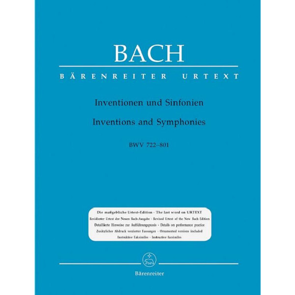 Inventionen und Sinfonien BWV772-801