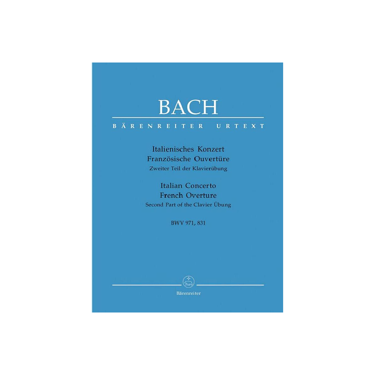 Italienisches Konzert BWV971 und box