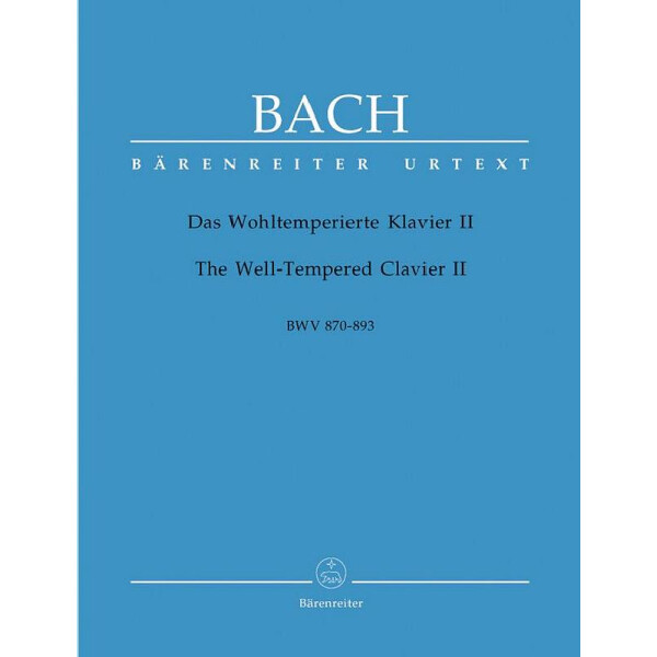 Das wohltemperierte Klavier Band 2 (BWV870-893)