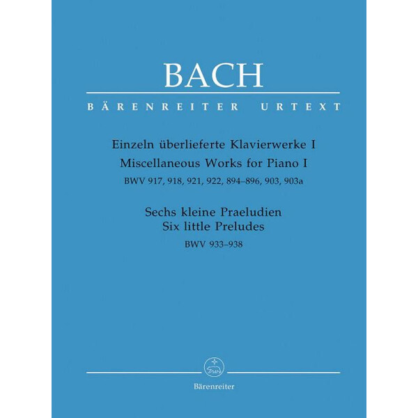 Einzeln überlieferte Klavierwerke