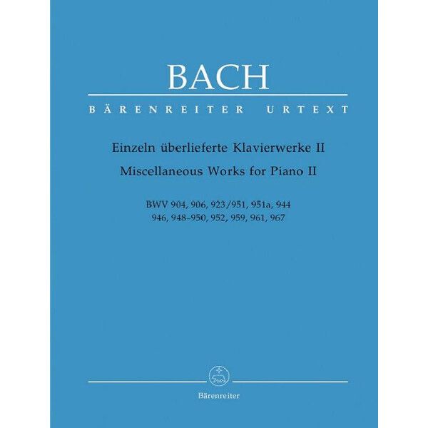Einzeln überlieferte Klavierwerke Band 2