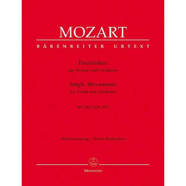 Einzelsätze KV261, KV269 und KV373