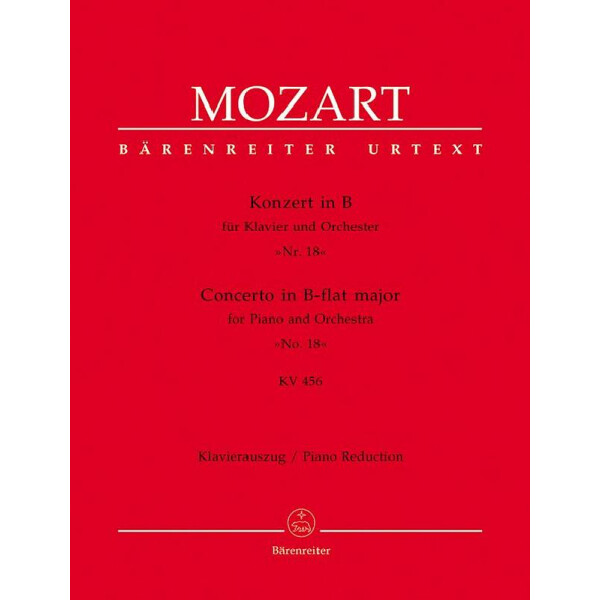 Konzert B-Dur KV456 für Klavier