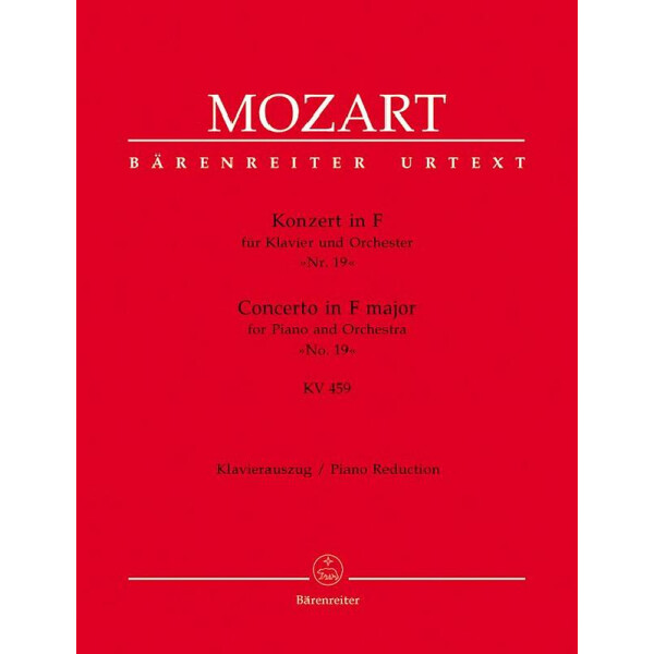 Konzert F-Dur KV459 für