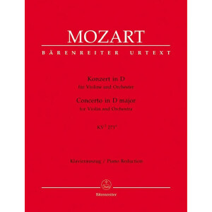Konzert D-Dur KV271a f&uuml;r Violine