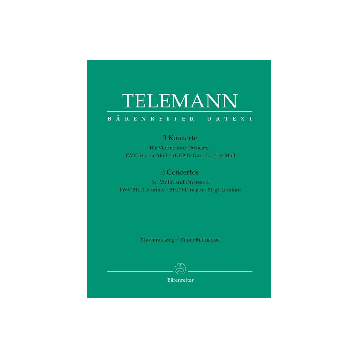 3 Konzerte a-Moll, D-Dur, g-Moll