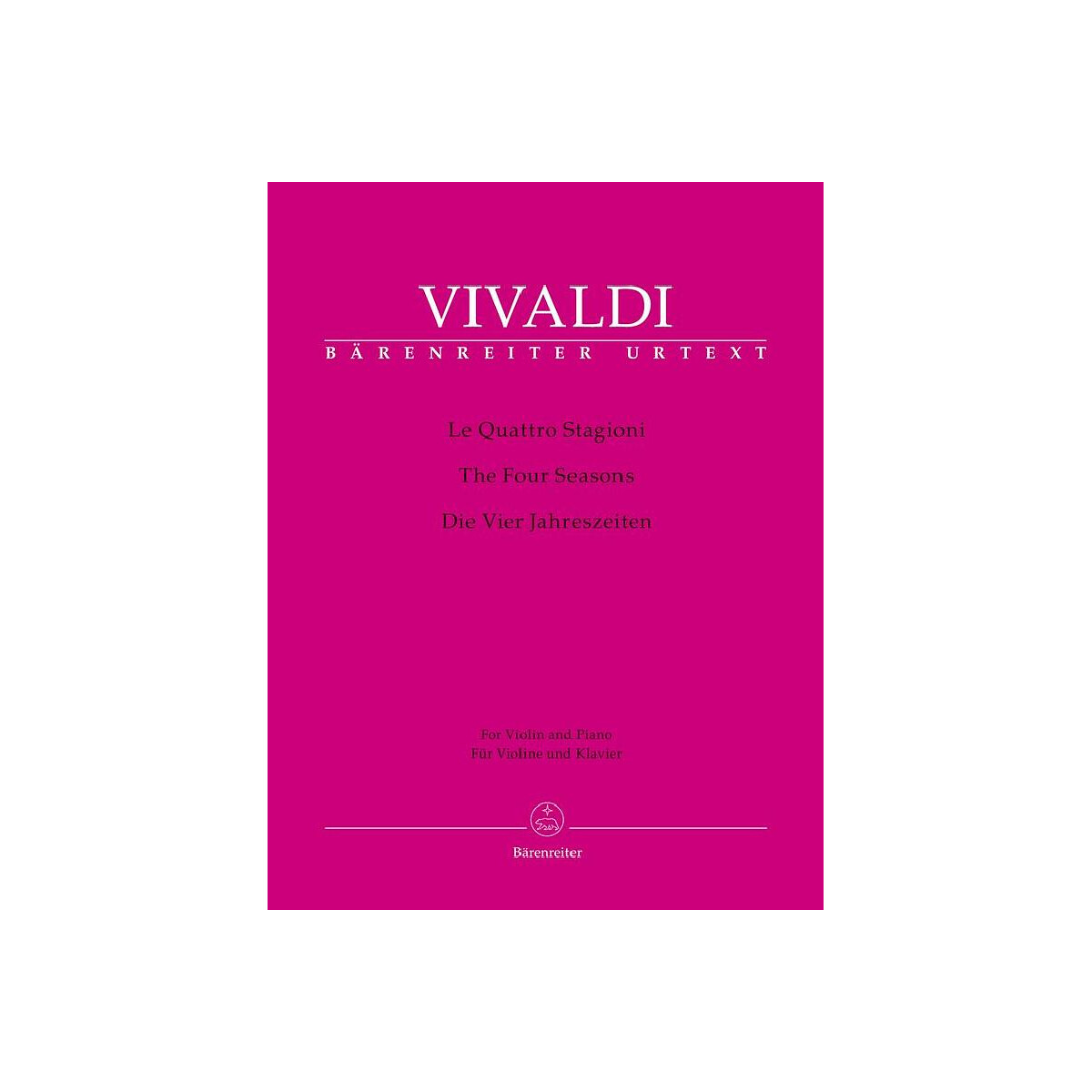 Die vier Jahreszeiten für Violine u box