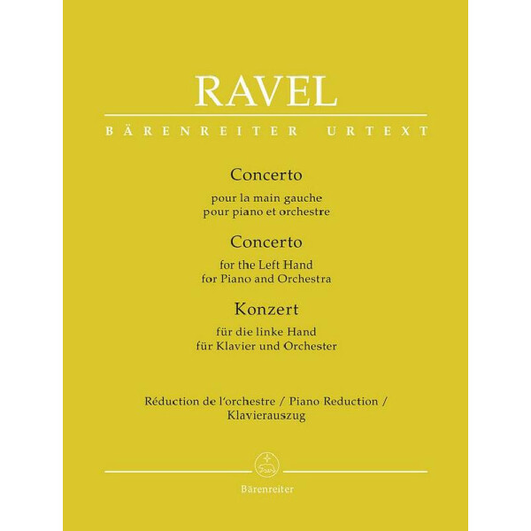 Konzert für die linke Hand für Klavier und Orchester