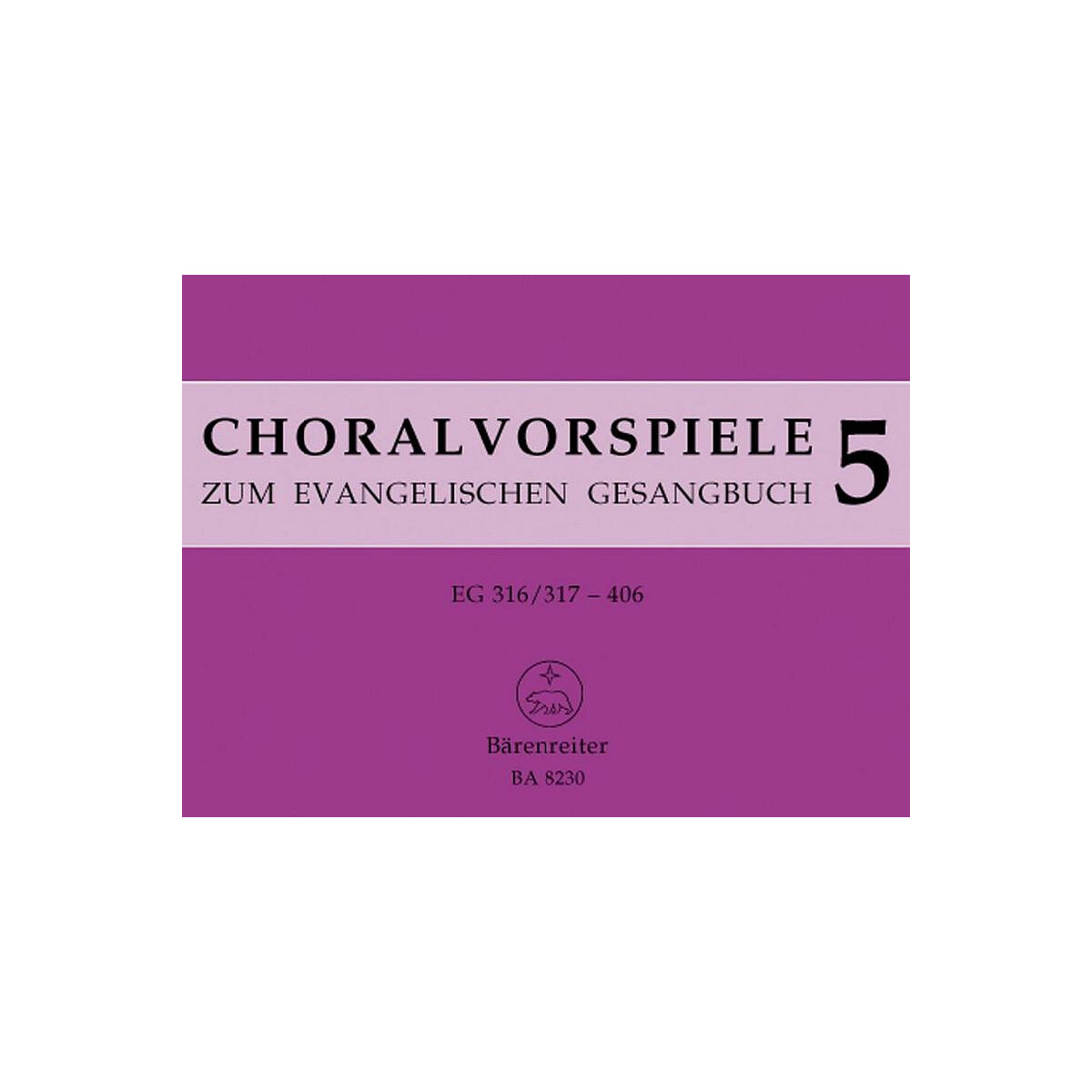 Choralvorspiele zum EG Band 5 box
