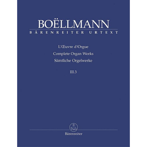 Sämtliche Orgelwerke Band 3 Heft 3
