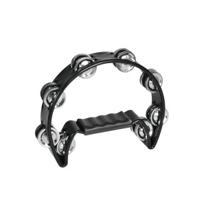 Dimavery TN-2 tambourine plastic, black