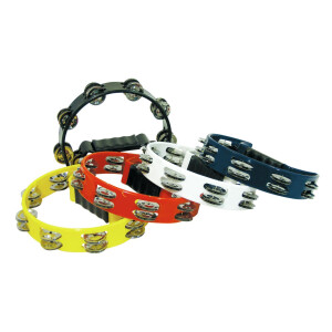 Dimavery TN-2 tambourine plastic, black