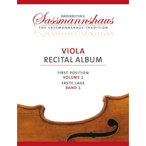 Sassmannshaus Viola Recital Album Band 1: