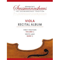 Sassmannshaus Viola Recital Album Band 1: