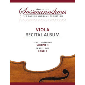 Sassmannshaus Viola Recital Album Band 3