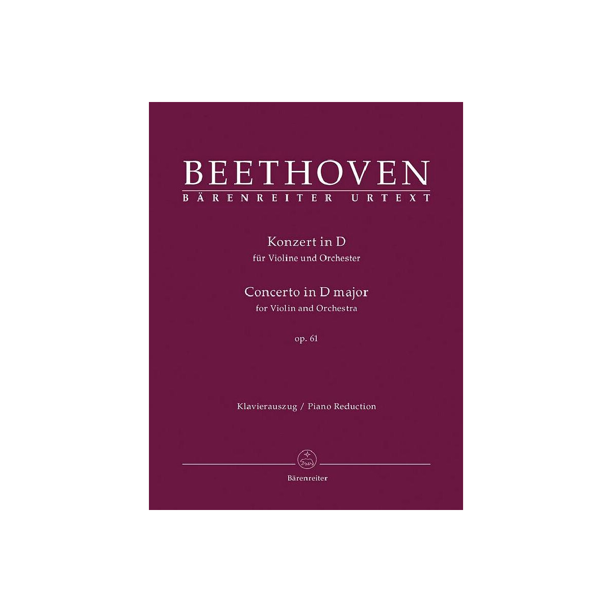 Konzert D-Dur op.61 für Violine und box