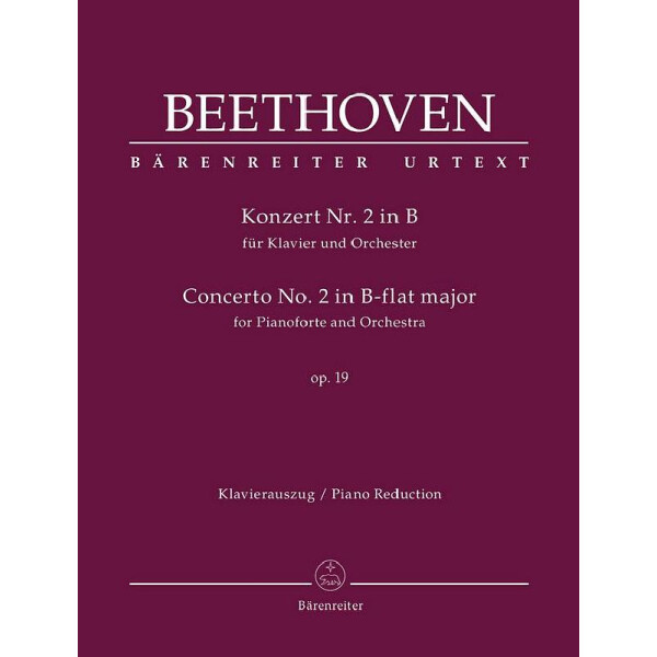 Konzert B-Dur Nr.2 op.19 für Klavier und