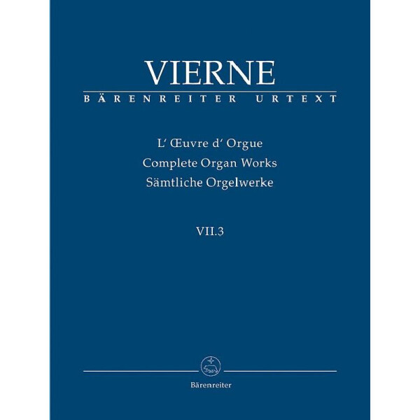 Sämtliche Orgelwerke Band 7,3