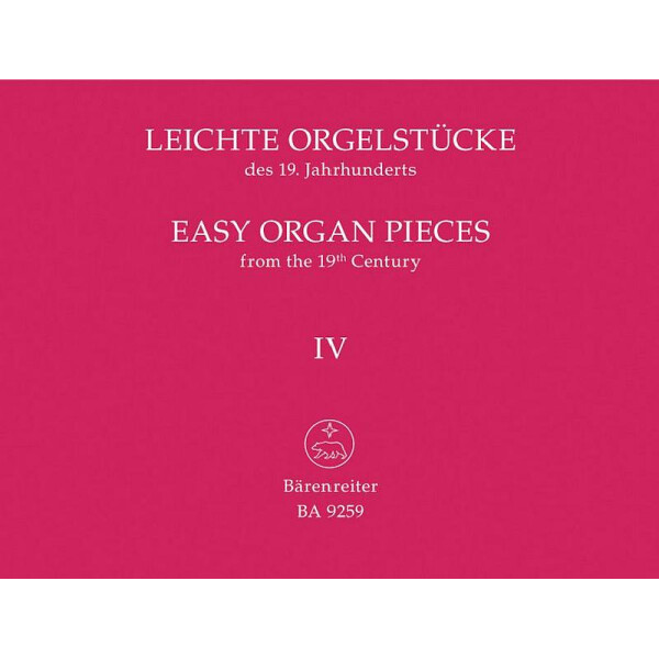 Leichte Orgelstücke des