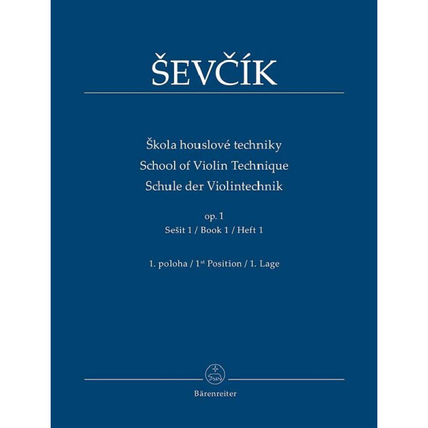 Schule der Violintechnik op.1 1.Lage Band 1