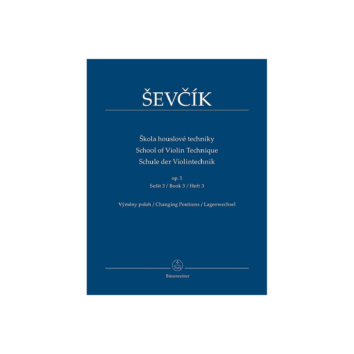 Schule der Violintechnik op.1 Band 3