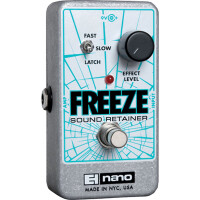 Electro Harmonix effects device Freeze Sound Retainer including power supply (96DC-200BI), sustain and sample effect